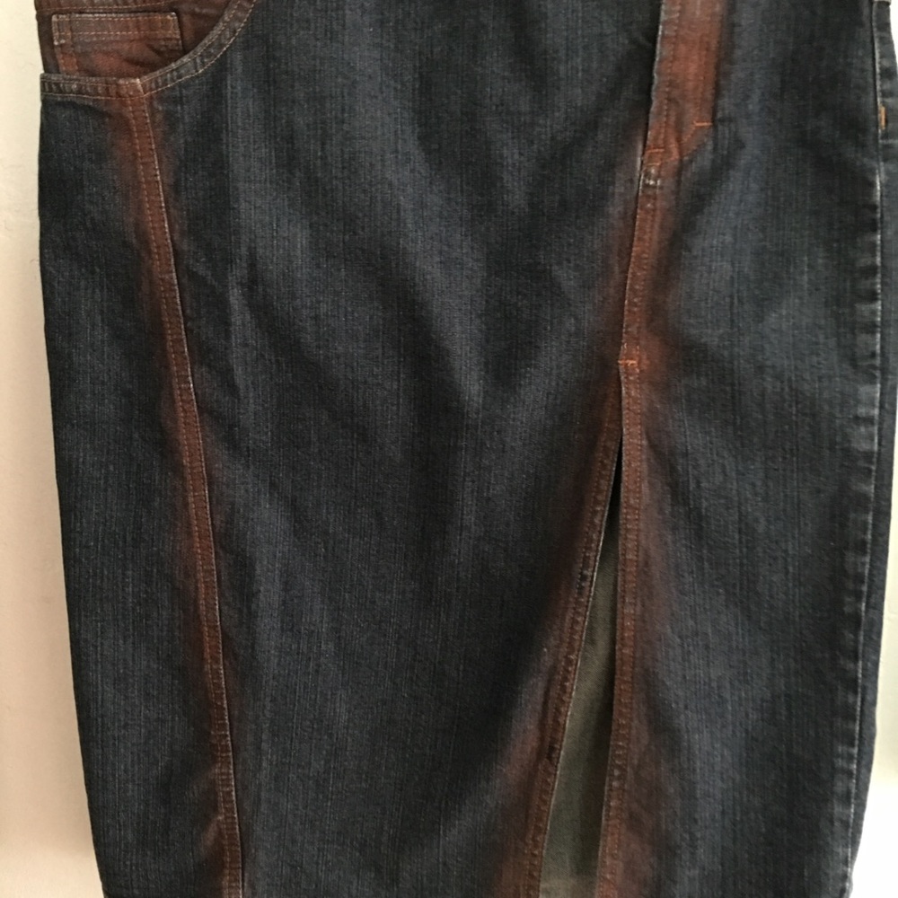 Vintage JUST CAVALLI DENIM COPPER SKIRT